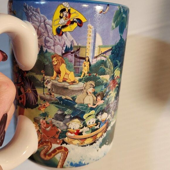 DISNEYLAND RESORT Disney Parks Original mom and dad 3D detail Coffee Mugs set 2 - Picture 6 of 16